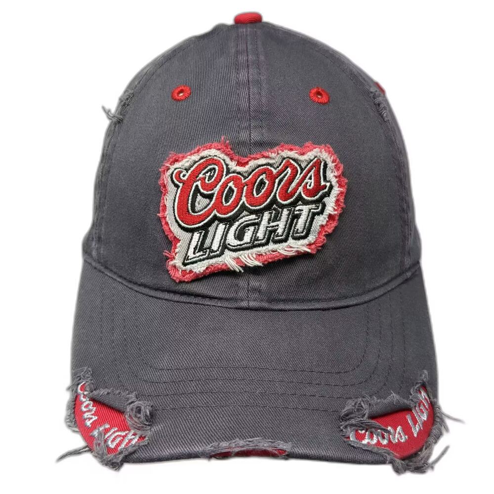 H3 Sportgear Coors Light Distressed Gray One Size Baseball Cap Hat Strapback
